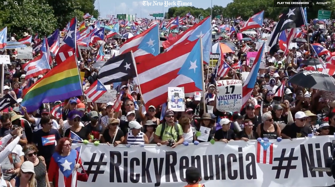 The Faces of Protest in Puerto Rico