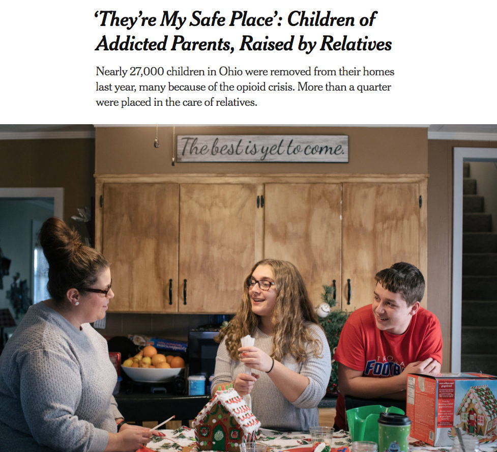 ‘They’re My Safe Place’: Children of Addicted Parents, Raised by Relatives
