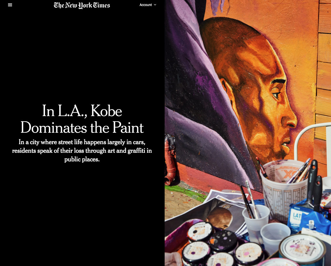In L.A. Kobe Dominates the Paint